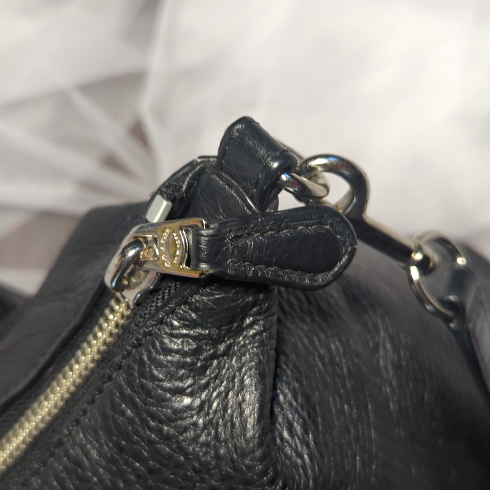 EUC Coach pebbled leather small Kelsey Satchel crossbody bag - Picture 13 of 16